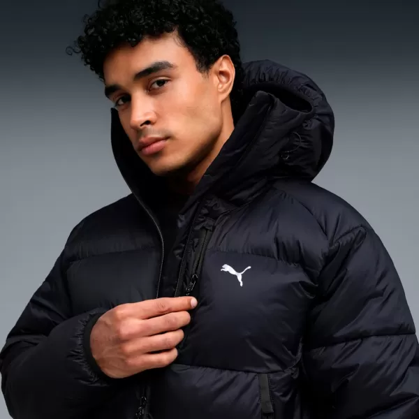  Férfi dzseki PUMA TECH PRIMALOFT PUFFER JACKET 632165-01 FEKETE 