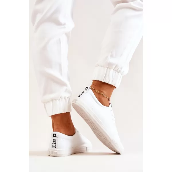  Női bőr tornacipő BIG STAR JJ274311 WHITE Big Star Shoes 