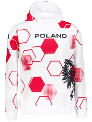 Férfi funkcionális pulóver prémium ALTISPORT VOJ/ALM036PL/MI01 HEXA-WH