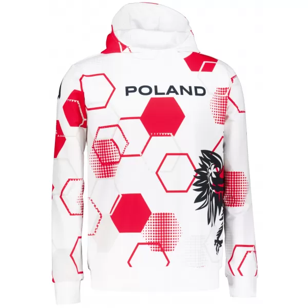  Férfi funkcionális pulóver prémium ALTISPORT VOJ/ALM036PL/MI01 HEXA-WH 