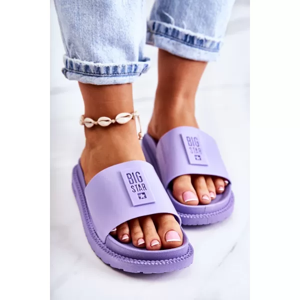  Női divatpapucs BIG STAR JJ274A304 LILA Big Star Shoes 