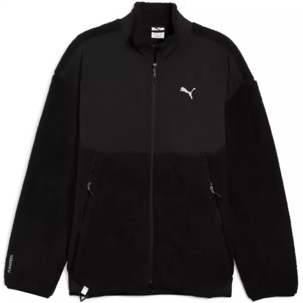  Férfi dzseki PUMA TECH SOFT TECH RELAXED SHERPA JACKET 632104-01 FEKETE 