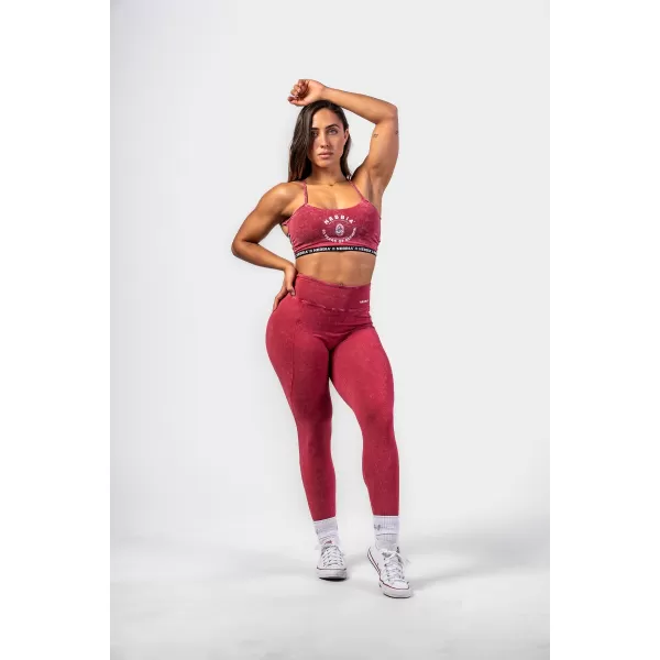  Mosott leggings magas derékkal LEGACY 777 RED Nebbia 