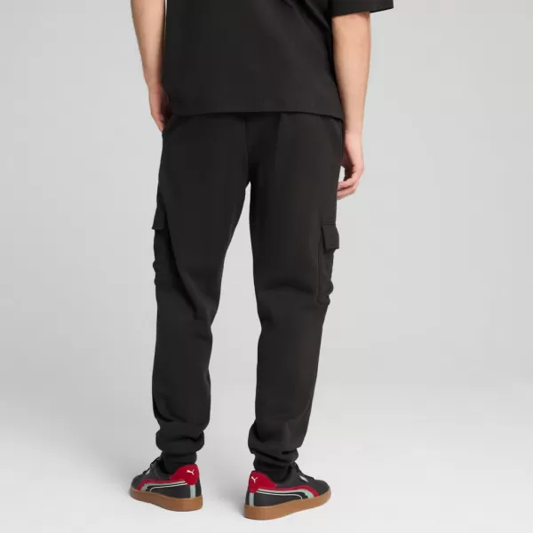  Férfi zeneszámok PUMA ESS CARGO PANTS FL CL 682656-01 FEKETE 