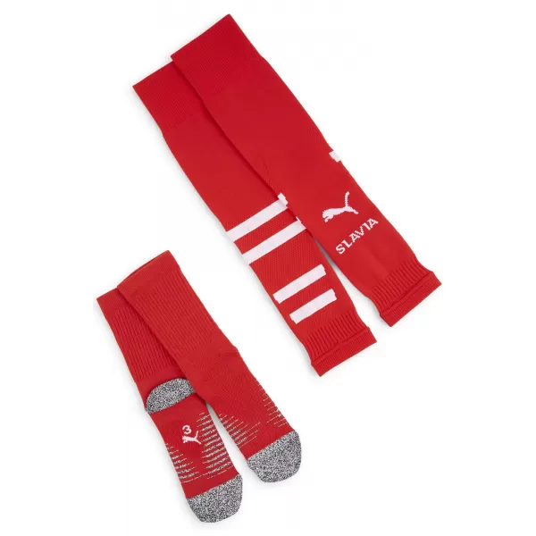  Futball PUMA TEAM SKS GRAPHIC SOCKS PROMO 775220_03 PUMA PIROS/PUMA FEHÉR 