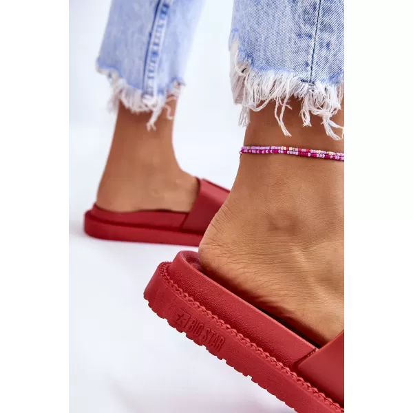 Női papucs BIG STAR LL274430 RED Big Star Shoes 