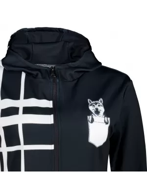 Női funkcionális pulóver a zip prémiumon ALTISPORT VOJ/ALW098MI02 SHIBA