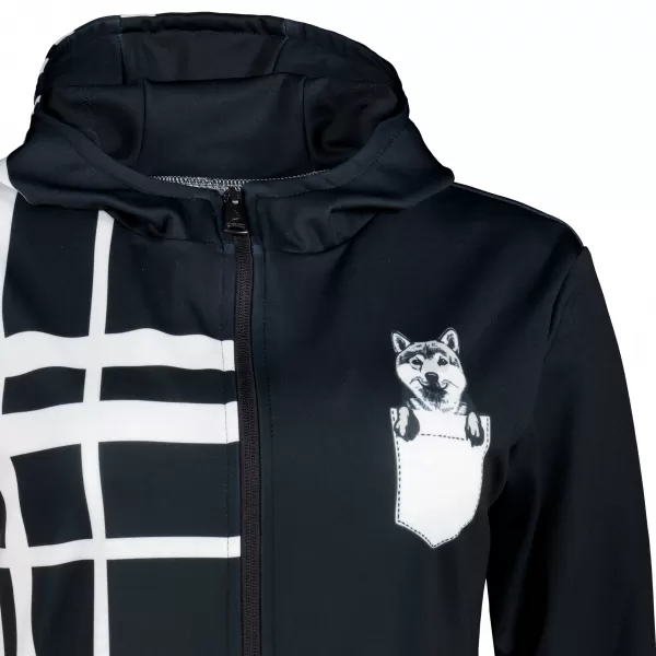 Női funkcionális pulóver a zip prémiumon ALTISPORT VOJ/ALW098MI02 SHIBA 
