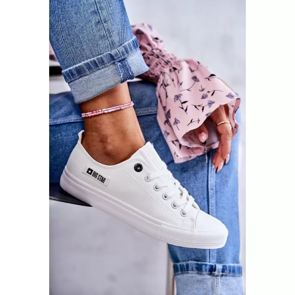  BIG STAR női bőr tornacipő KK274010 WHITE Big Star cipő 
