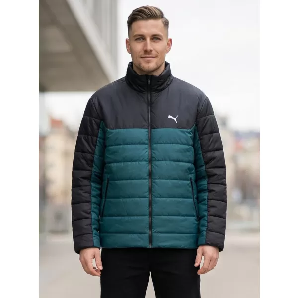  Férfi dzseki PUMA ESS PADDED JACKET 685210-75 ZÖLD 