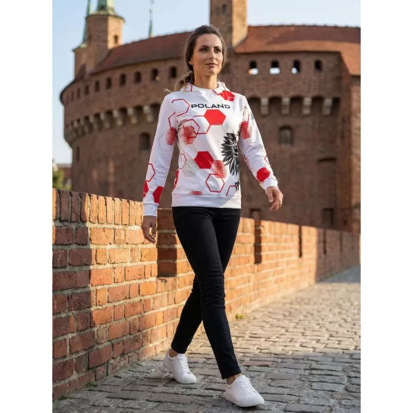  Női funkcionális pulóver prémium ALTISPORT VOJ/ALW036PL/MI01 HEXA-WH 