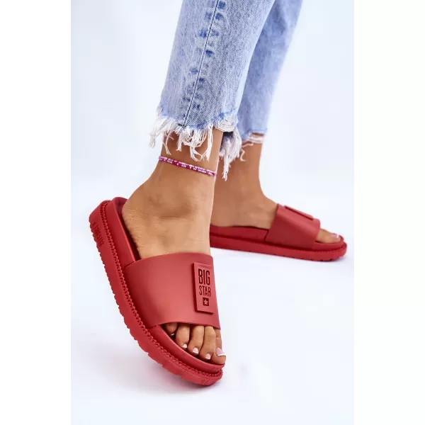  Női papucs BIG STAR LL274430 RED Big Star Shoes 