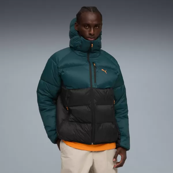  Férfi dzseki PUMA TECH PRIMALOFT PUFFER JACKET 632165-75 ZÖLD 
