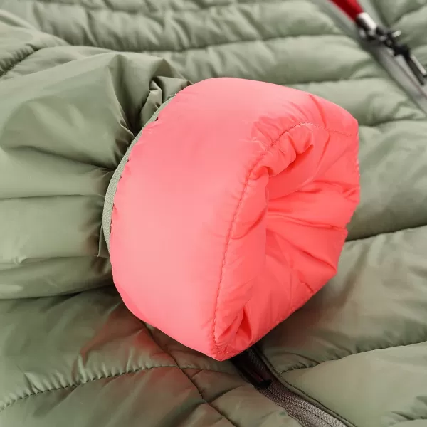  Kifordítható női kabát ALPINE PRO EROMA ZÖLD 