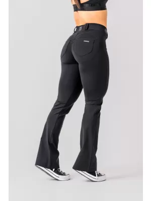 Kiszélesedő Bubble Butt Leggings 2.0 POWER LIFT 308 BLACK Nebbia
