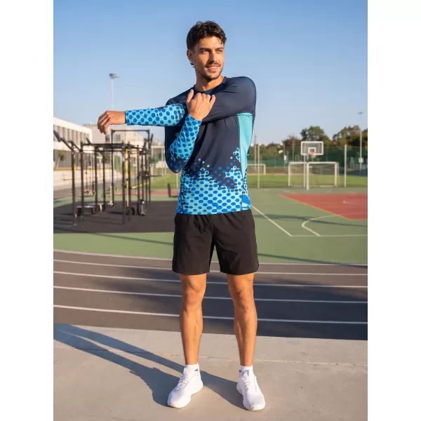 Férfi funkcionális tömörítési T -póló hosszú ujjú prémiummal ALTISPORT VOJ/ALM109TR03 KIRÁLYI 