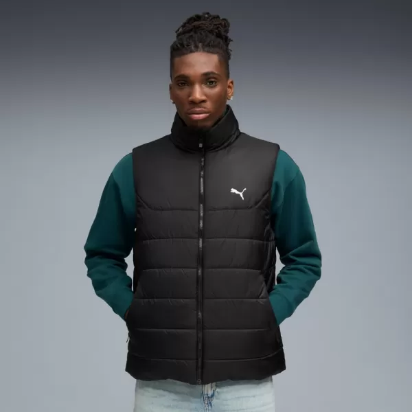  Férfi dzseki PUMA ESS PADDED VEST 685209-01 FEKETE 