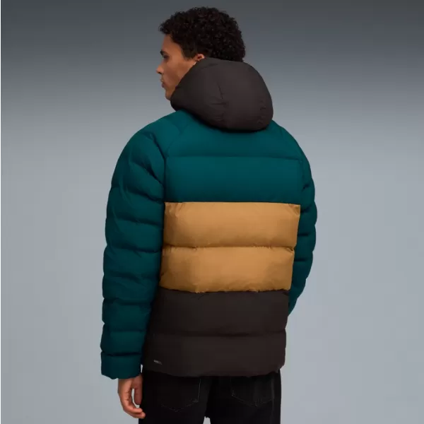  Férfi dzseki PUMA MONO HOODED JACKET 688367-75 ZÖLD 