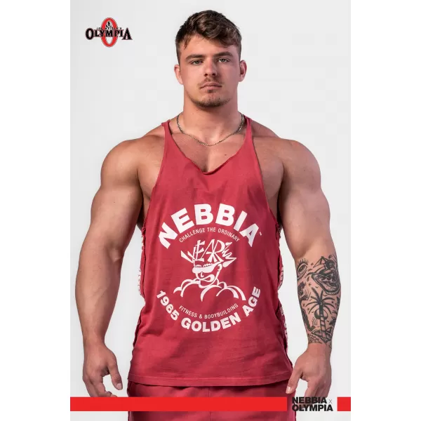  Mosott izom hát stringer GOLDEN AGE 791 RED Nebbia 
