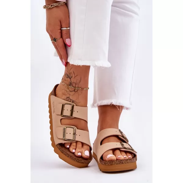 Női papucs BIG STAR LL274745 BÉZS Big Star Shoes 