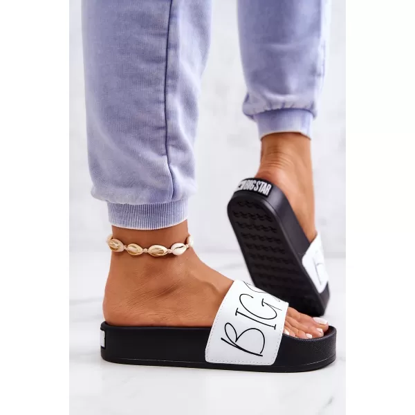  Női divatpapucs BIG STAR JJ274A275 WHITE Big Star Shoes 