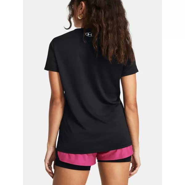  Női póló UNDER ARMOUR TECH SSV- SOLID 1384229-001 FEKETE 