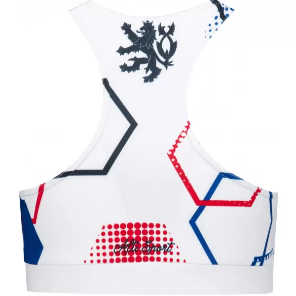  Női funkcionális sport melltartó prémium ALTISPORT VOJ/ALW036POD01 HEXA FEHÉR 