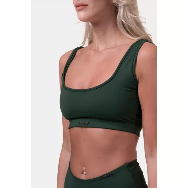  Bikini Active Black - karkötő felső 554 DARK GREEN Nebbia 