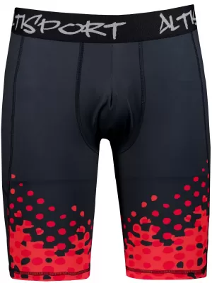 Férfi sportlányok a prémium térdénél ALTISPORT VOJ/ALM109LEG02 PIROS/FEKETE
