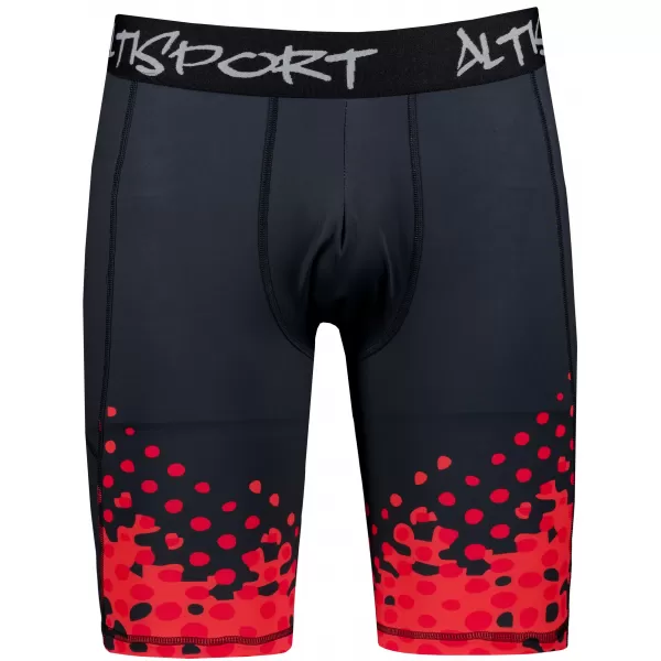  Férfi sportlányok a prémium térdénél ALTISPORT VOJ/ALM109LEG02 PIROS/FEKETE 
