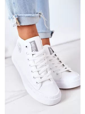 Női bőr bokacsizma BIG STAR GG274016 WHITE Big Star Shoes