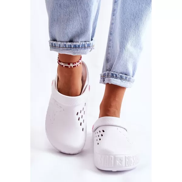  Női felbújós papucs BIG STAR II275003 WHITE Big Star Shoes 