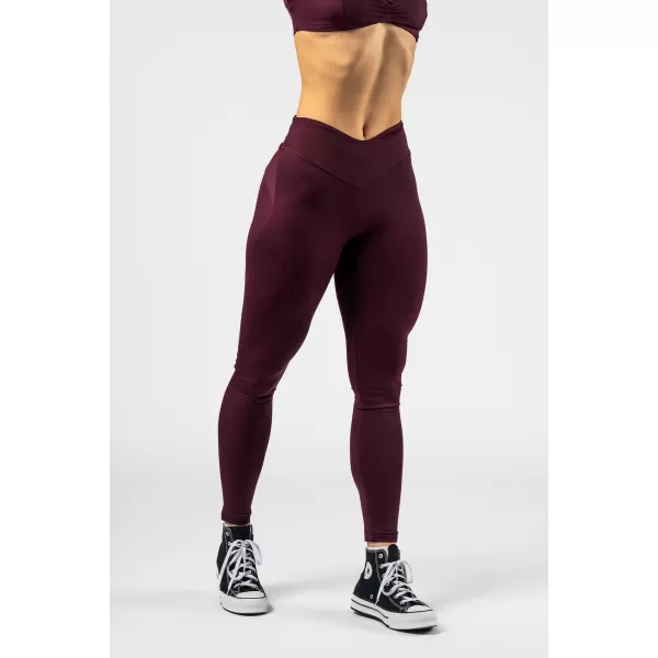  Formáló leggings V alakú derékkal STRONG BEAUTY 425 DARK RED Nebbia 