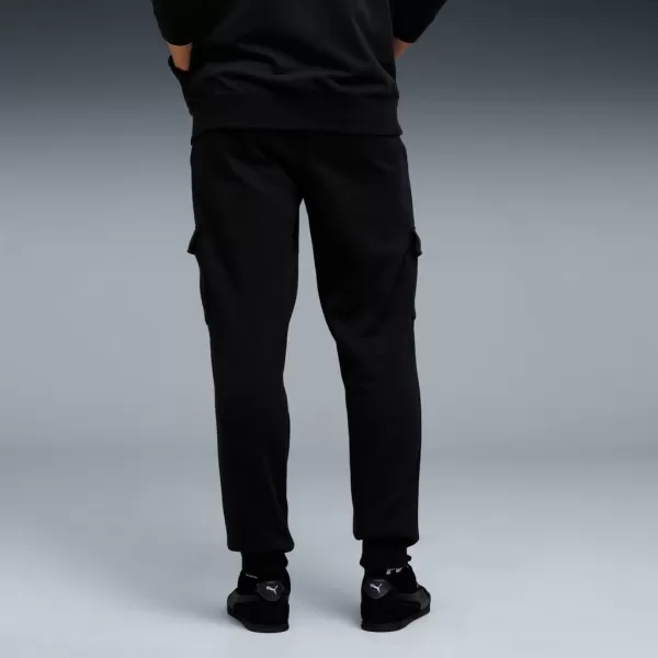  Férfi zeneszámok PUMA ESS CARGO PANTS FL CL 682656-01 FEKETE 