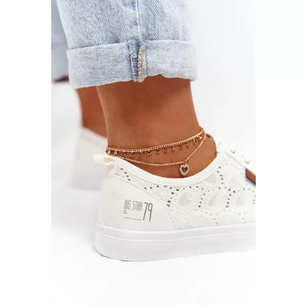  Női divatos tornacipő BIG STAR W274925 WHITE Big Star Shoes 