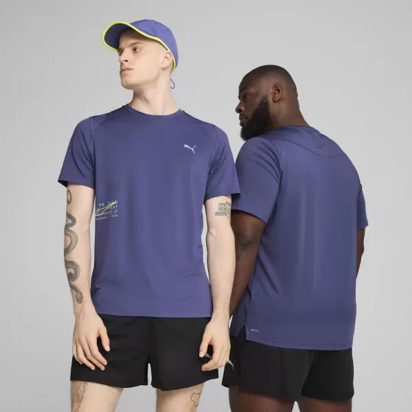  Ing PUMA EVERYDAY KNIT PERF SS TEE? M 526631_46 KÉK KRISTÁLY 