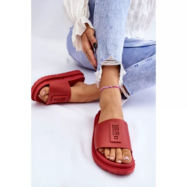  Női papucs BIG STAR LL274430 RED Big Star Shoes 