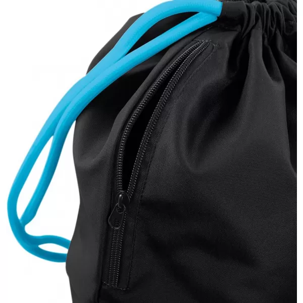  | BG 110 BLACK/SURF BLUE BagBase 