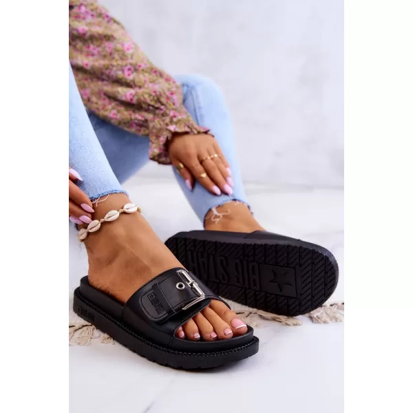  Női divatpapucs BIG STAR JJ274A307 BLACK Big Star Shoes 