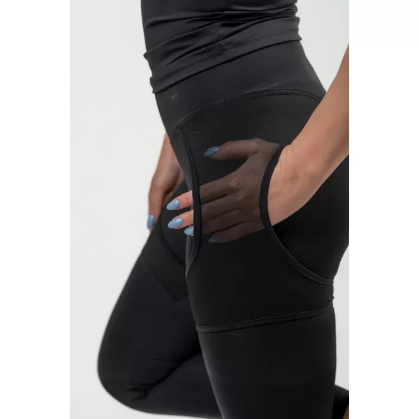  Női sport leggings INTENSE Mesh 838 BLACK Nebbiával 