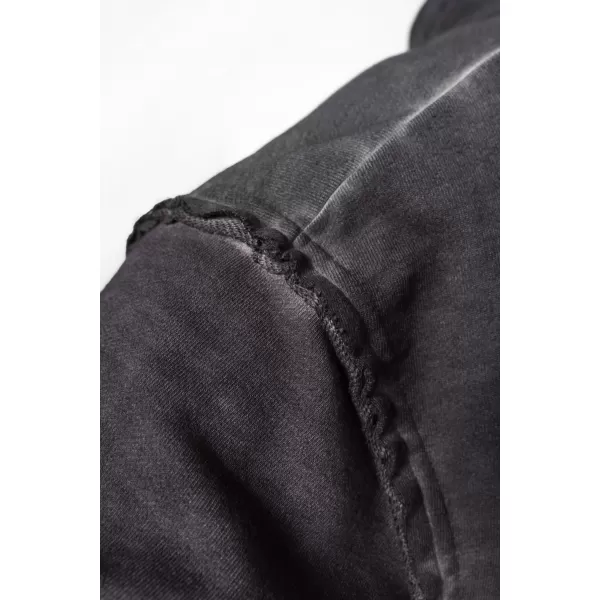  Kimosott pulóver cipzárral GYM BRO 362 BLACK Nebbia 