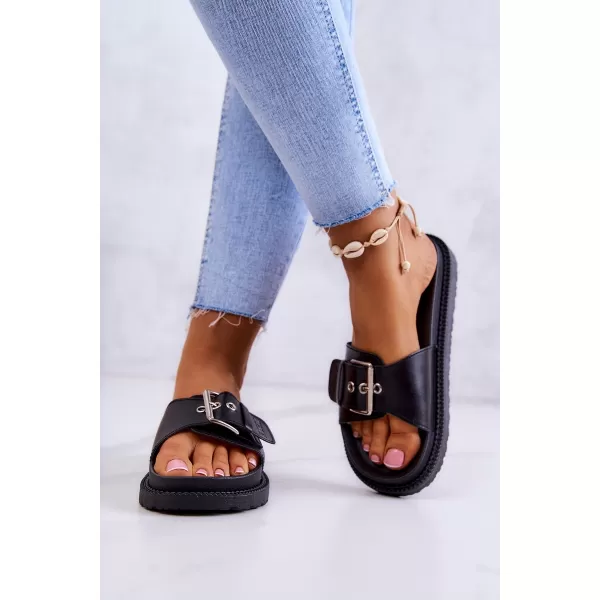  Női divatpapucs BIG STAR JJ274A307 BLACK Big Star Shoes 