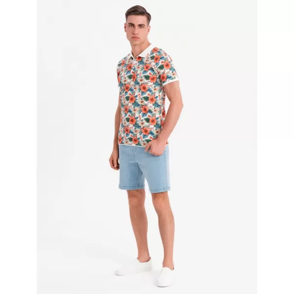  Férfi t -póló OMBRE OM-POSS-0149 FEHÉR 