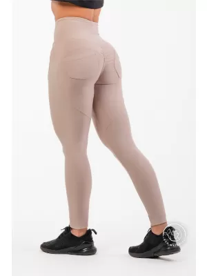 Lifting Effect Bubble Butt Magas derekú leggings 587 CREAM Nebbia