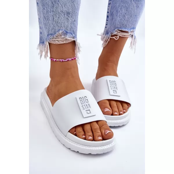  Női papucs BIG STAR LL274428 WHITE Big Star Shoes 