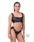 Bikini Active Black - karkötő felső 554 VOLCANIC BLACK Nebbia