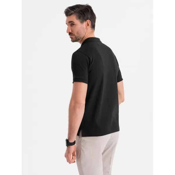  Férfi t -póló OMBRE OM-POSS-0148 FEKETE 