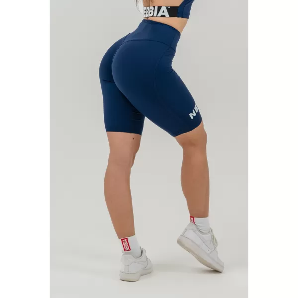  SNATCHED 614 SÖTÉKKÉK Nebbia 9 hüvelykes magas derekú leggings 
