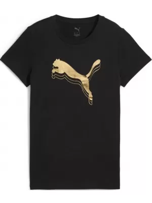 Ing PUMA ESS METALLIC TEE 684995-51 FEKETE