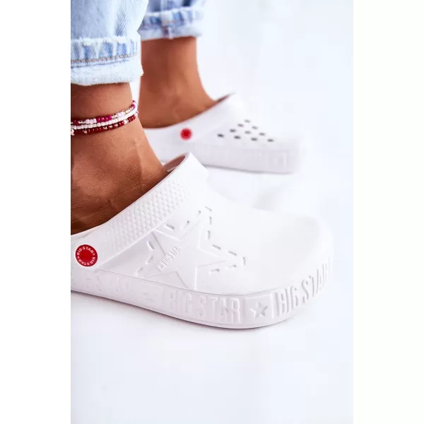  Női felbújós papucs BIG STAR II275003 WHITE Big Star Shoes 